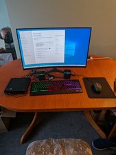 LENOVO M93P I5 8GB 240 SSD WIN 10 FULL SYSTEM WITH LARGE  27" MONITOR 