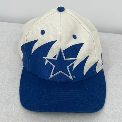 Vintage Dallas Cowboys Logo Athletic Shark Tooth Snapback Hat NFL Pro Line Blue