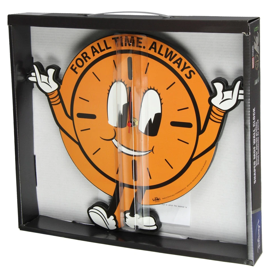 Marvel Comics Loki TV Series TVA Miss Minutes Character Shaped MDF Wall Clock - Image 3 of 4