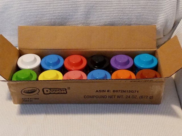 Crayola Modeling Dough 12 2oz Tubs Ages 2 for sale online | eBay