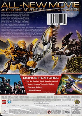 Lego Bionicle: The Legend Reborn / La Renaissance (DVD, 2009