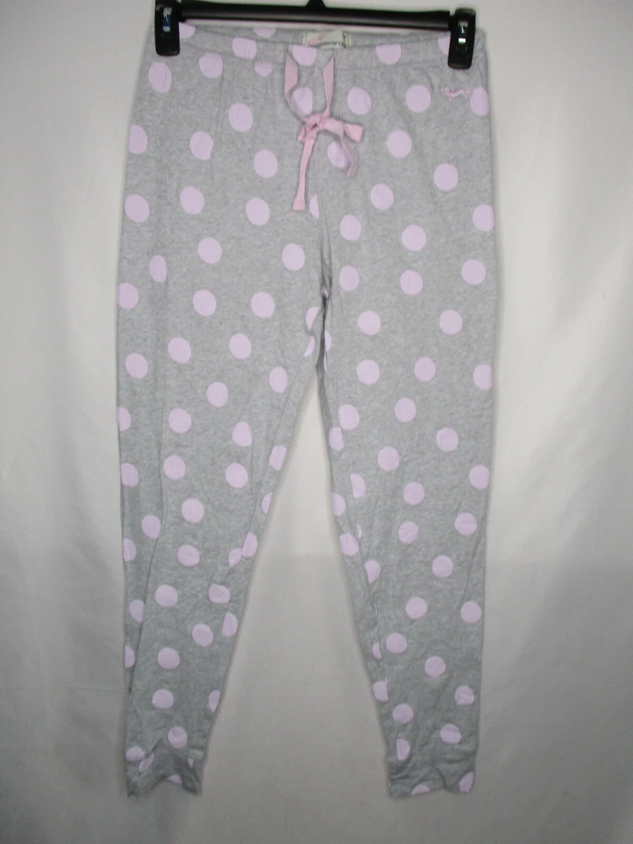 Peter Alexander Womens Pajama Pants XS Gray Polka Dot Lounge Wear