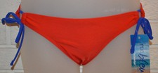 Women's Rue Bleu Red Side Tie Bikini Swim Bottoms Sizes XS, S, L, XL