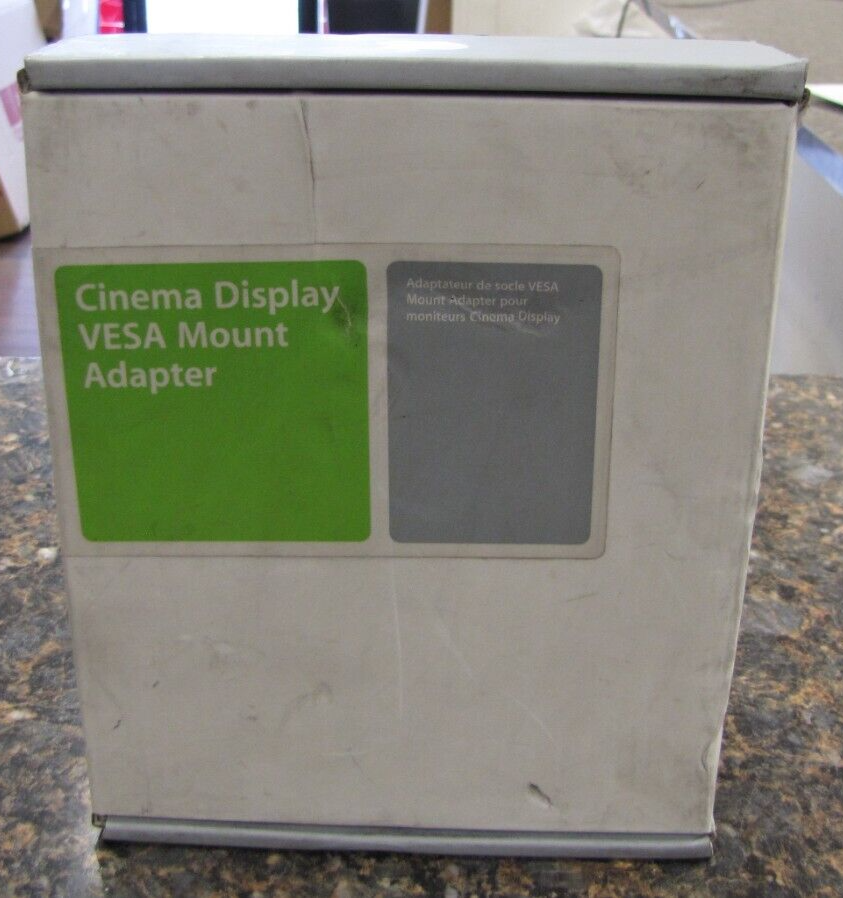 Apple M9649G/A Cinema Display VESA Mount Adapter New Sealed Box eBay