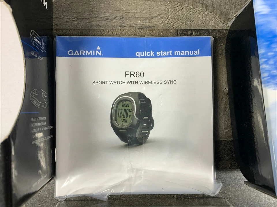 Garmin FR60 /ANT+ USB Stick Sport Heart Rate Monitor Watch Lilac  Camping Hiking - Image 4 of 4