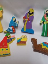 2008 Nativity Scene The Toy Workshop UK Wood Christmas Set