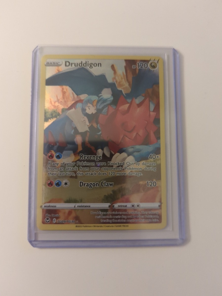 Druddigon TG09/TG30 Ultra Rare Silver Tempest Pokemon TCG | eBay