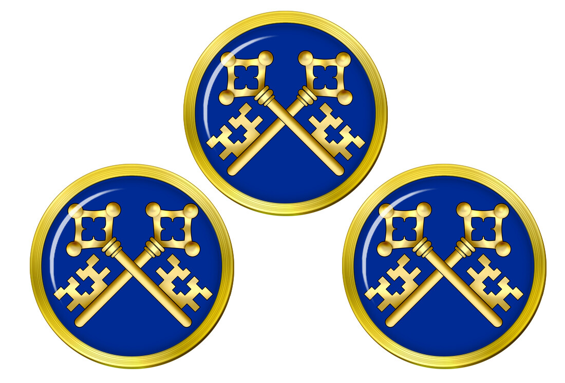 Masonic Lodge Treasurer Golf Ball Markers