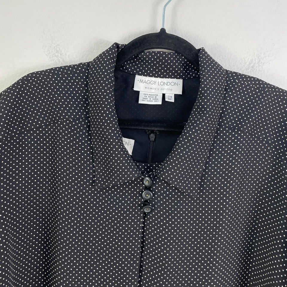 MAGGY LONDON женщин плюс 24WP в горошек 2 изделия макси платье костюм - Изображение 2 из 4