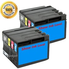 8pk 932XL 933XL Compatible Ink For Officejet 6100 6600 6700 SHOW INK LEVEL 