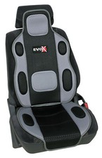 EVOX SCHIENALE IMBOTTITO NERO REPLICA SEDILE DA COMPETIZIONE UNIVERSALE