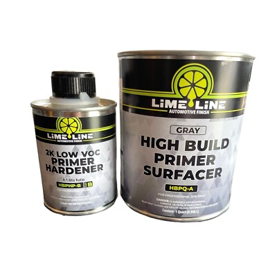 #ad #ad LiME LiNE Automotive Primer Surfacer High Build 2k Urethane 1.25 Quart kit $88.19