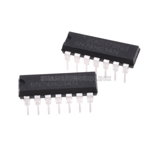 10 PIEZAS 74HC14 SN74HC14N HEX SCHMITT-TRIG INV DIP - Imagen 1 de 2