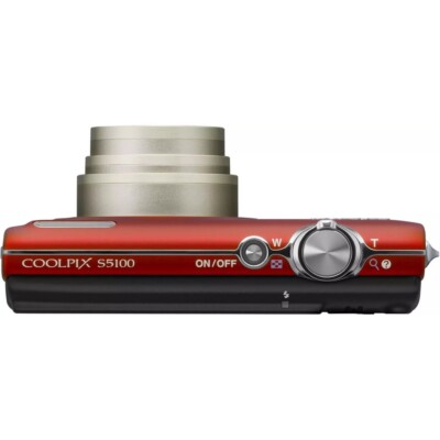 Nikon COOLPIX S5100 Digital Camera 12.2MP 5x Optical Zoom CCD