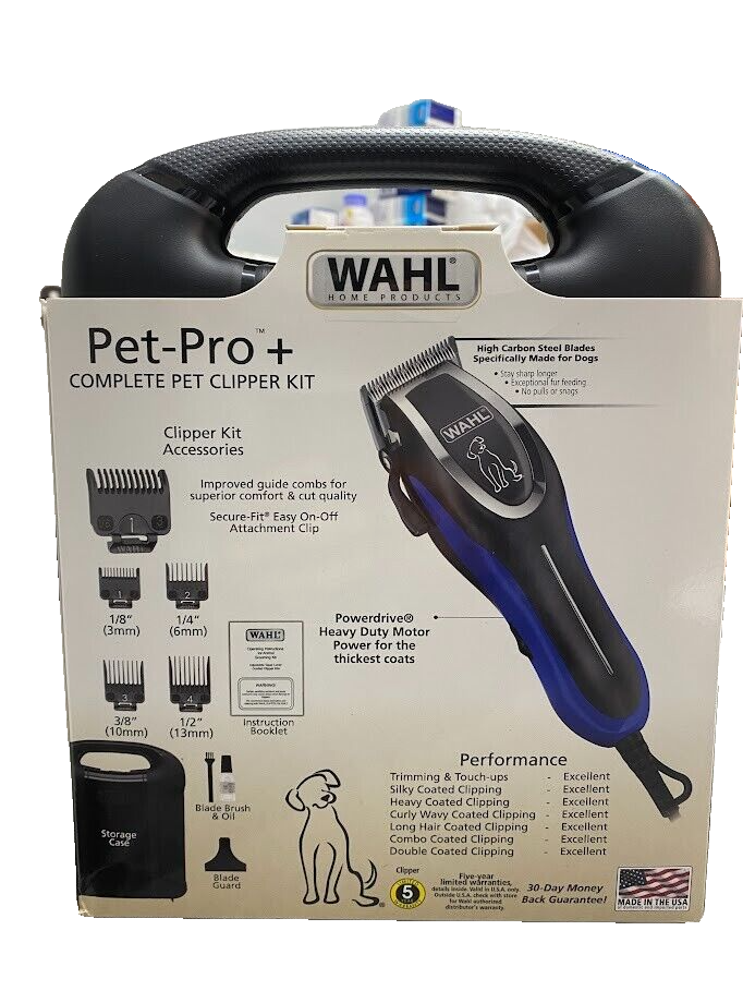 Wahl Pet Pro Plus Clipper Set Complete Kit Pet Care (BRAND NEW) eBay
