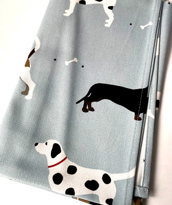 Bailey & Friends Tea Towel Blue Geschirrtuch Hund Dalmatiner Abtrocknen BAF2006