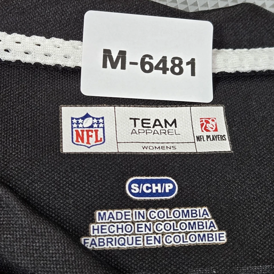 Camisa para mujer Oakland Raiders S camiseta negra Darren McFadden 20 Foto 3 de 4