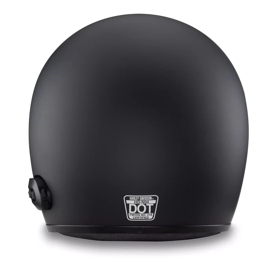 Harley-Davidson Bluetooth Senna Helmet N04 Fury 3/4 Matte Black 98009-23EX - Image 4 of 4