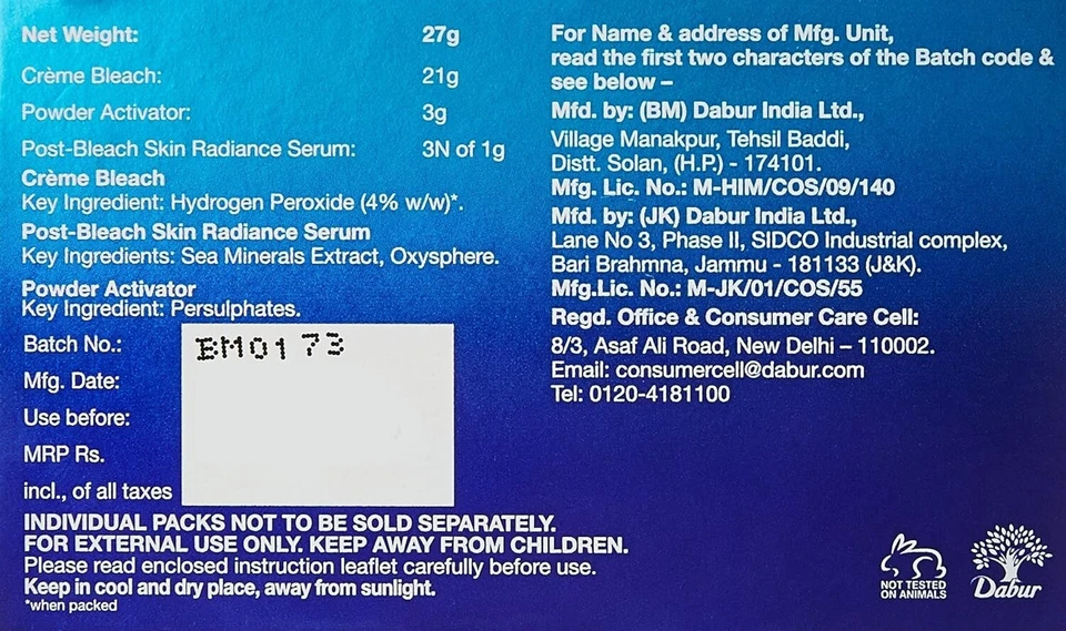 Suero OxyLife Natural Radiance 5 Crema Blanqueador Oxígeno Potencia Piel Resplandor 27 g, Foto 2 de 4