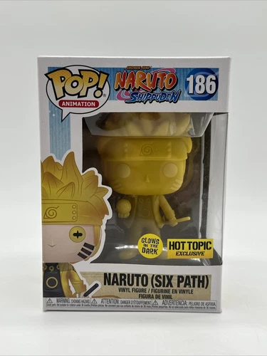 Funko Pop Naruto Shipuden : Naruto (Six Path) #186 Hot Topic Exclusive GITD