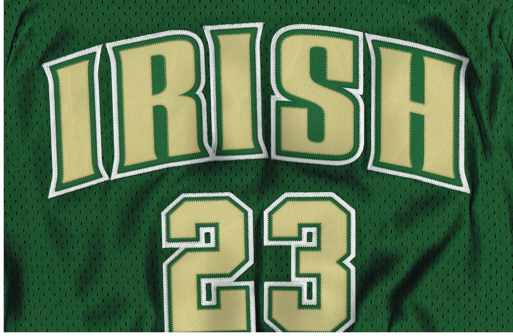 LeBRON JAMES ST. VINCENT-ST. MARY IRISH HIGH SCHOOL JERSEY