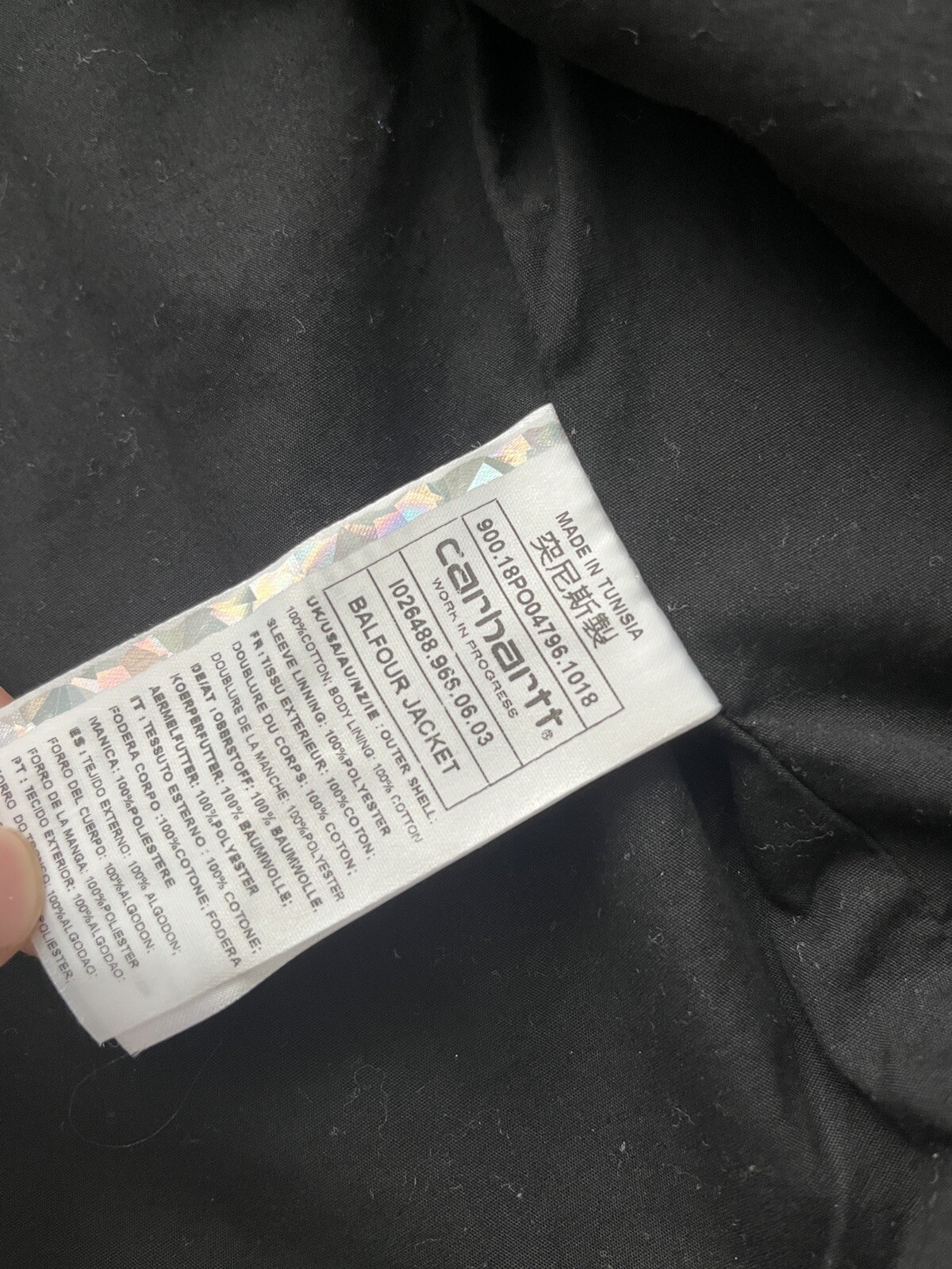 Carhartt WIP Balfour Military M65 Field Jacket Medium Gem