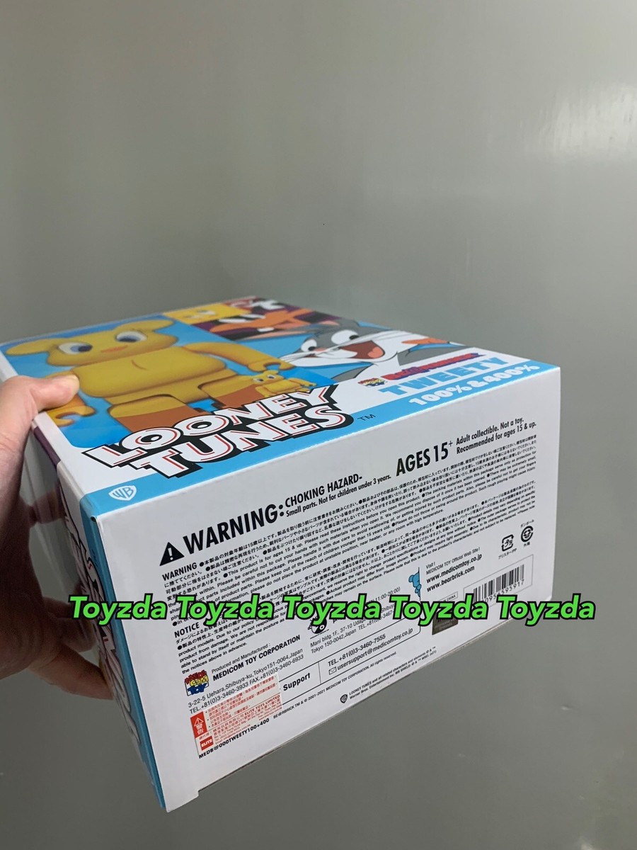 BE@RBRICK TWEETY 100％ & 400％ Be@rbrick Tweety 100% and 400% Collectible Set by Medicom