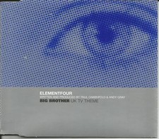 PAUL OAKENFOLD ELEMENTFOUR Big brother Theme 2 MIXES & EDIT CD Single Andy gray