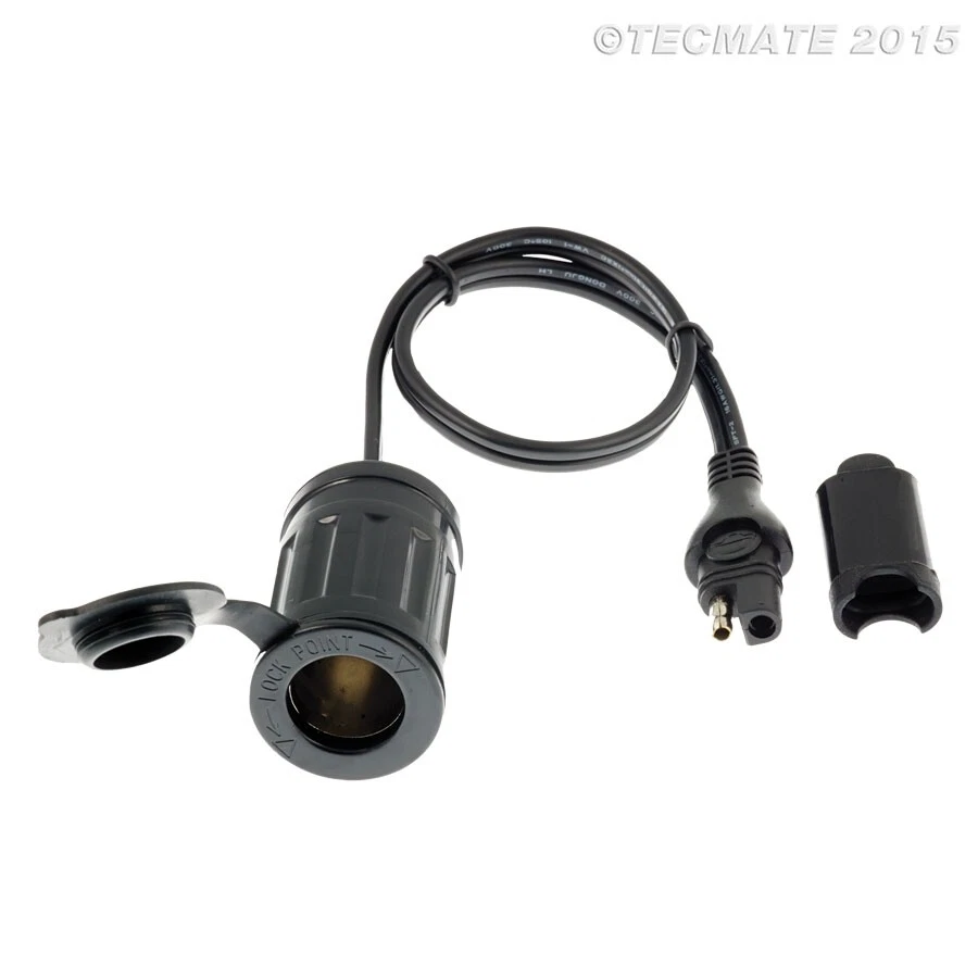 Optimate Cigarro Enchufe Cable SAE Impermeable Conector (O6) - Imagen 2 de 3
