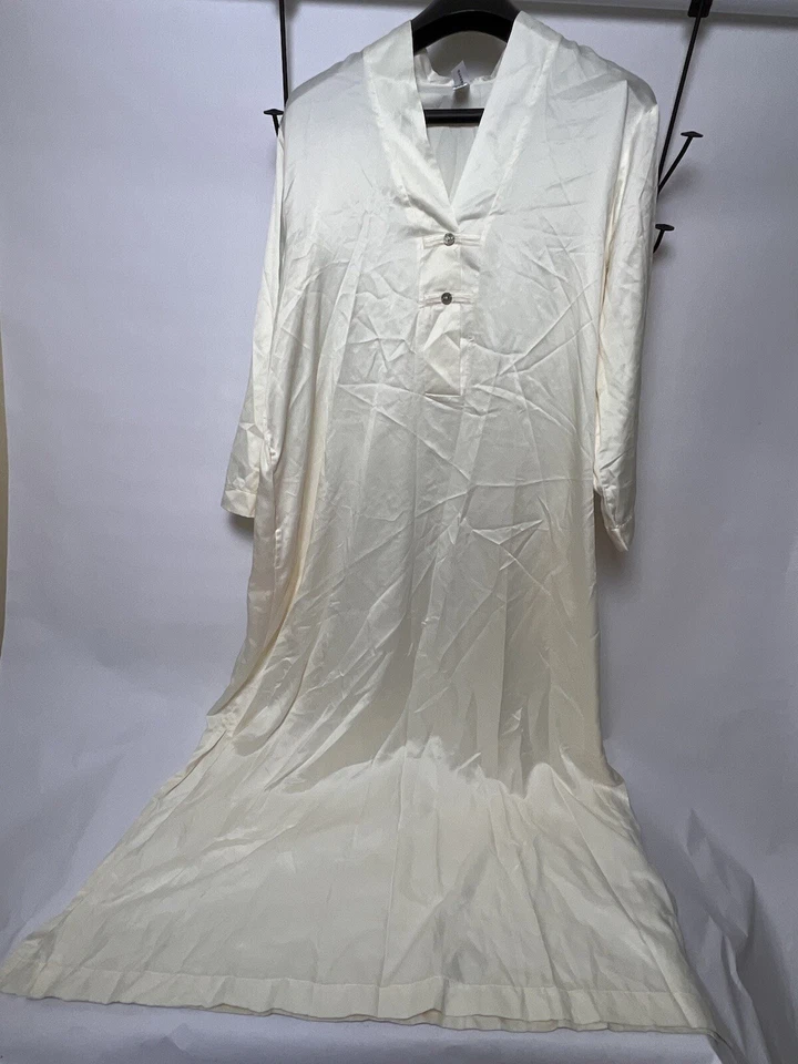 Vestido Kimono Japonés Motivo Asiático Josie Natori Talla Pequeña Foto 3 de 4