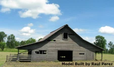 N Scale DeLoney's Barn Laser Cut Kit for Model Railroad Hobby (115)