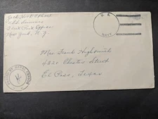 USS SEMMES DD-189 Naval Cover Censored WWII Sailor's Mail