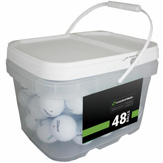 48 Titleist ProV1x 2019 Near Mint Quality Used Golf Balls AAAA In a Free Bucket!