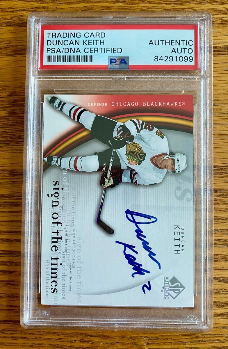 2005-06 SP Authentic - Sign of the Times Duncan Keith #DK (AU, RC