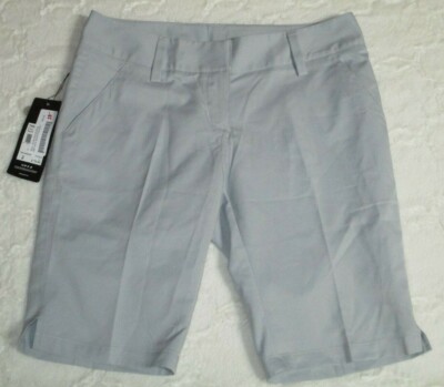 Adidas Women's 2 Clima Lite Gray Lightweight Flat Front Polyester Athletic Short