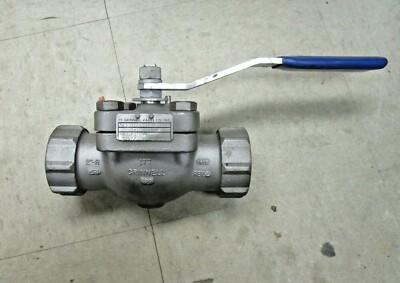 ITT GRINNELL BALL VALVE W/ HANDLE 740 CWP 525 F MAX REV F S/S 316 2'' NPT NEW