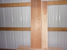 2 PC CHERRY BOARDS WOOD LUMBER KILN DRIED 1/2" THICK LOT 53BB FLAT CLEAR
