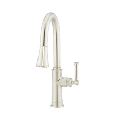 Signature Hardware 453873 Beasley Pull-Down Kitchen Faucet Stainless Steel