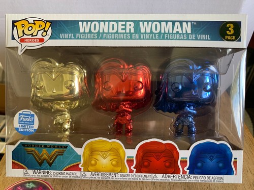 Funko Pop! Wonder Woman #259 - Amazonia Comic Edition With Display Stand