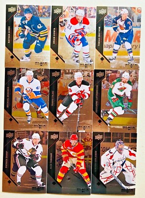 2011-12 UPPER DECK BLACK DIAMOND HOCKEY BASE CARDS 1-100 + RC FINISH YOUR SET