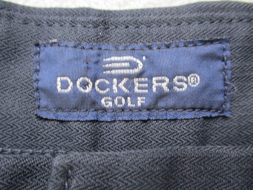 Dockers Pleated Chino Shorts Men's 38 Black 100% Polyester - Picture 7 of 11