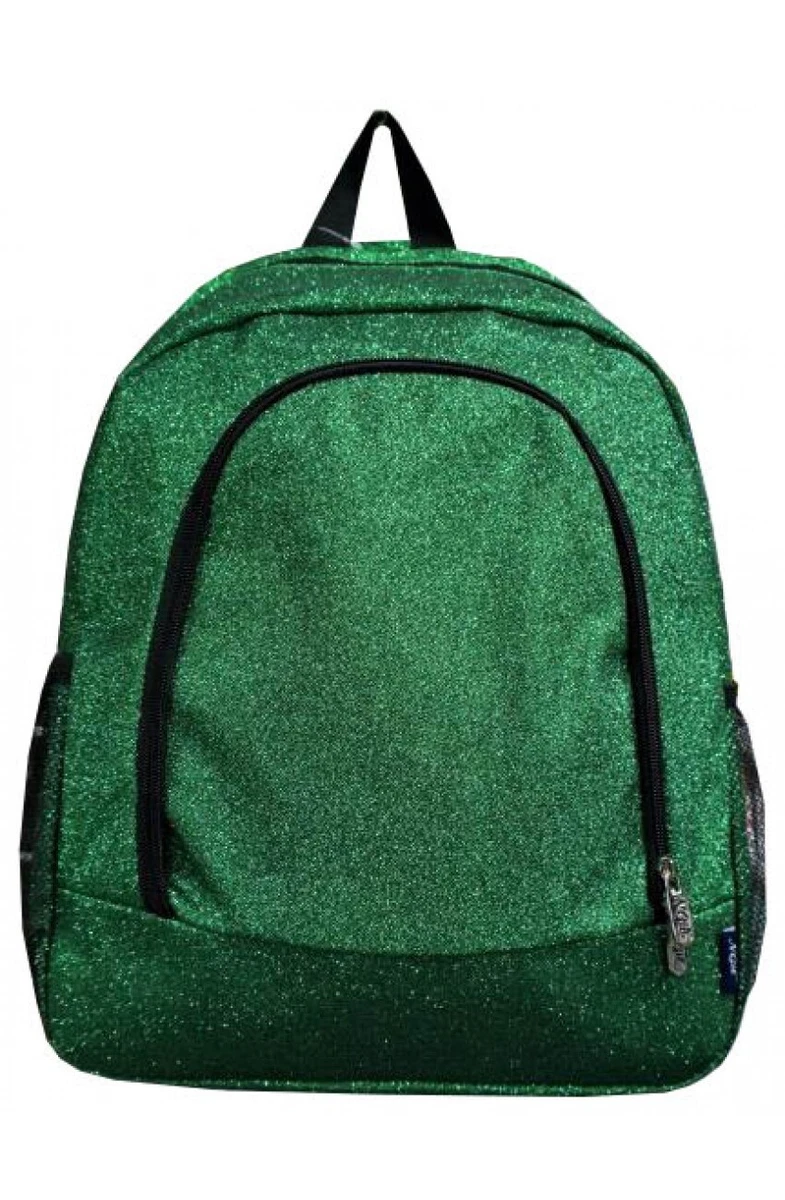 N Gil GREEN GLITTER Backpack Back to School CHEER TEAM NEW