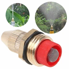 1PC Brass Misting Nozzle Water Mister Sprinkler Head Garden Irrigation System US