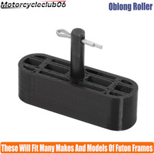 Futon Frame Oblong Roller - Sold Each , Slider - Glider - Dowel Hardware Part