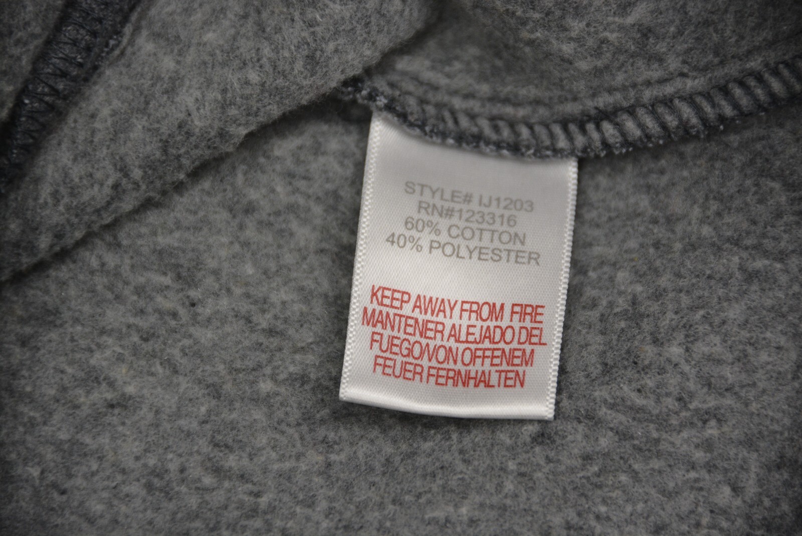 Iris Basic Pea Coat Women's Large Gray - image 4