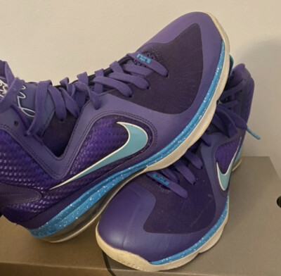 Nike LeBron 9 IX HORNETS Summit Lake Purple 2012 469764-500  display picture 1