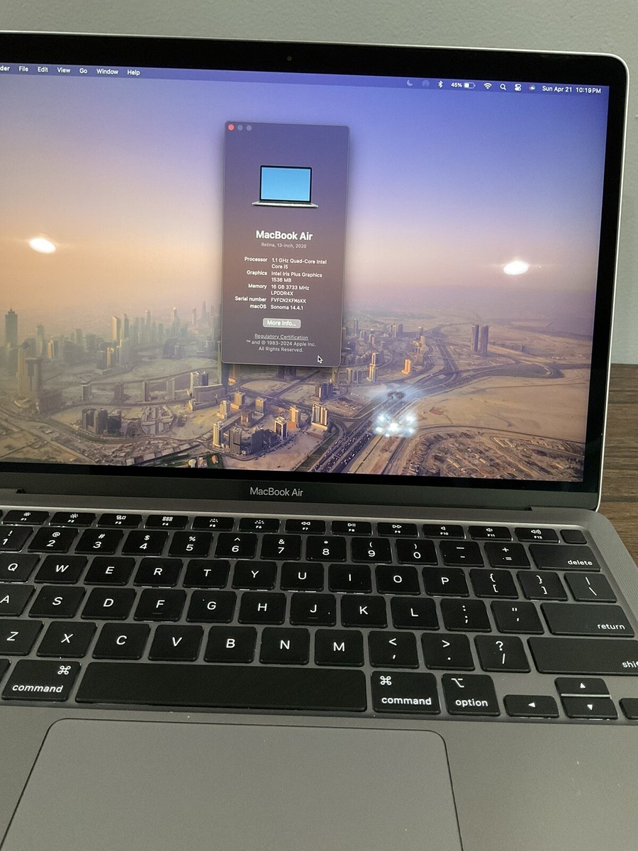 Apple MacBook Air Core i5 1.1GHz 16GB RAM 512GB SSD 13 Apple MacBook Air Core i5 1.1GHz 16GB RAM 512GB SSD 13