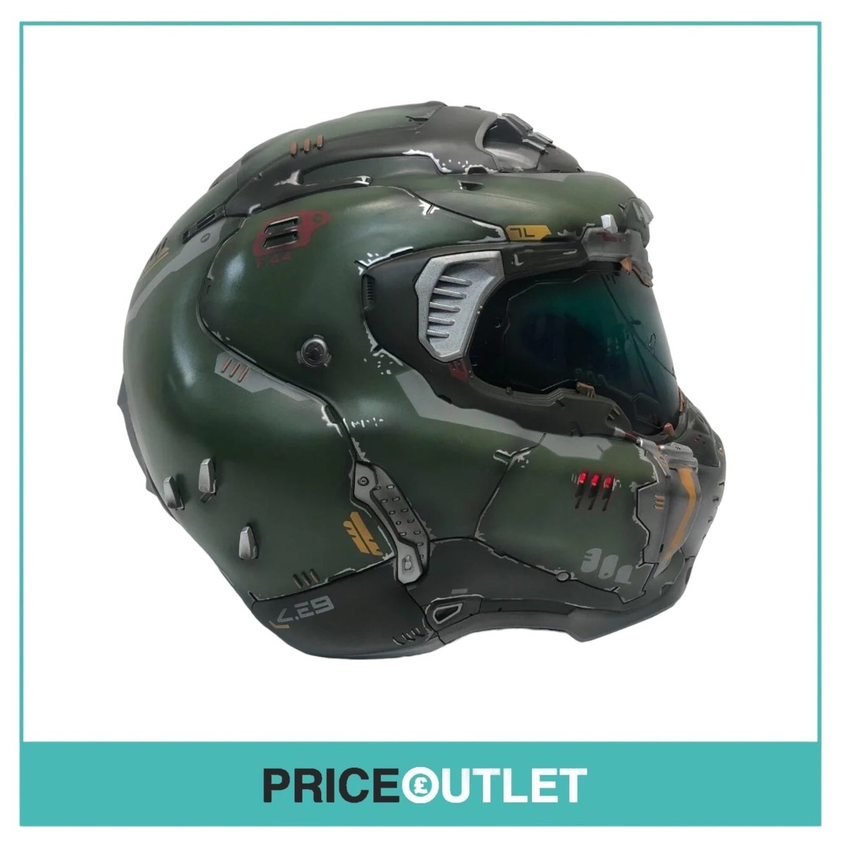 その他 Doom Helmet Eternal Phobos Doom Eternal Phobos Collector's Edition Helmet + Lights