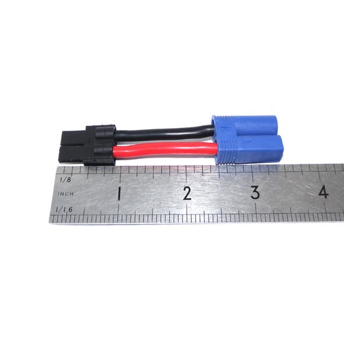 MT Racing IC5 EC5 Male to TRX Male Traxxas 12AWG Wired Adapter - Picture 4 of 4