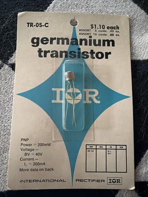 NOS NIB Vintage TR-05-c  Germanium Transistor International Rectifier